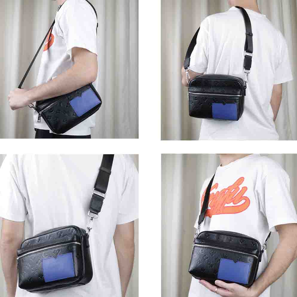 Sandwich crossbody small bag for men